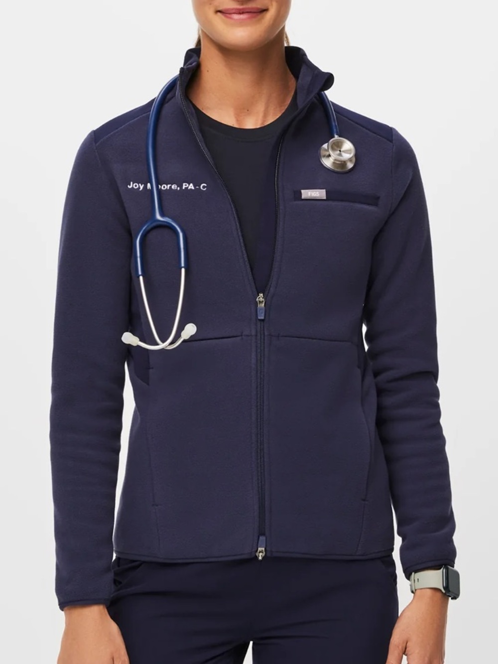 FIGS On-Shift Fleece Jacket. Size Small.